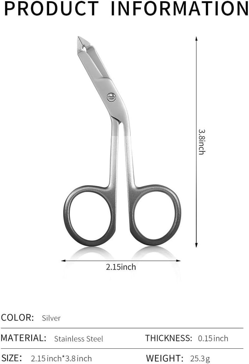Cut it Professional Scissor Tweezer - Premium Quality Stainless Steel Tweezers with Handles, Larger Grabbing Surface Area, Precision Eyebrow Tweezers for Women and Men Facial Hair - Image 2
